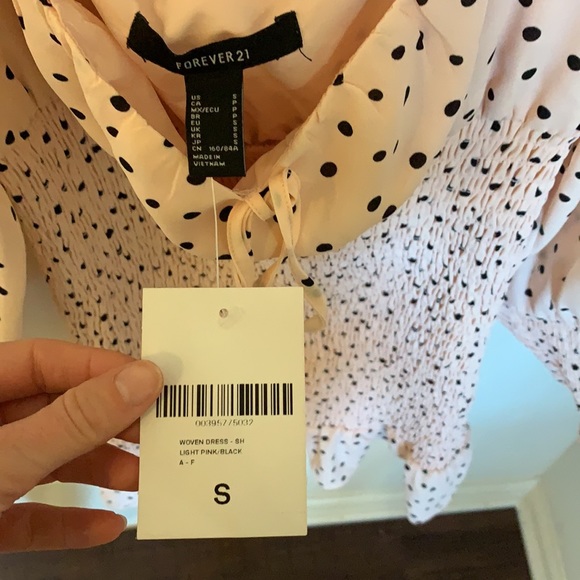 Light pink polka dot dress! New with tags! - Picture 2 of 3